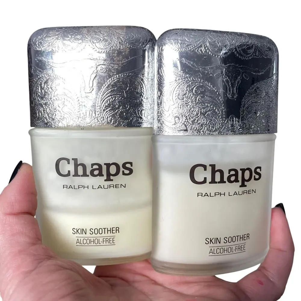 Chaps Ralph Lauren Skin Smoother Alcohol Free After Shave Lot READ Description